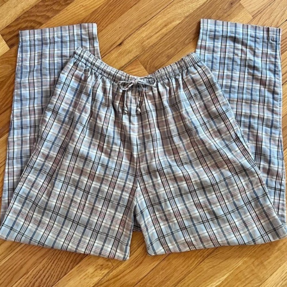 Alfred Dunner Cotton/Poly Seersucker Pants (14) Excellent Condition